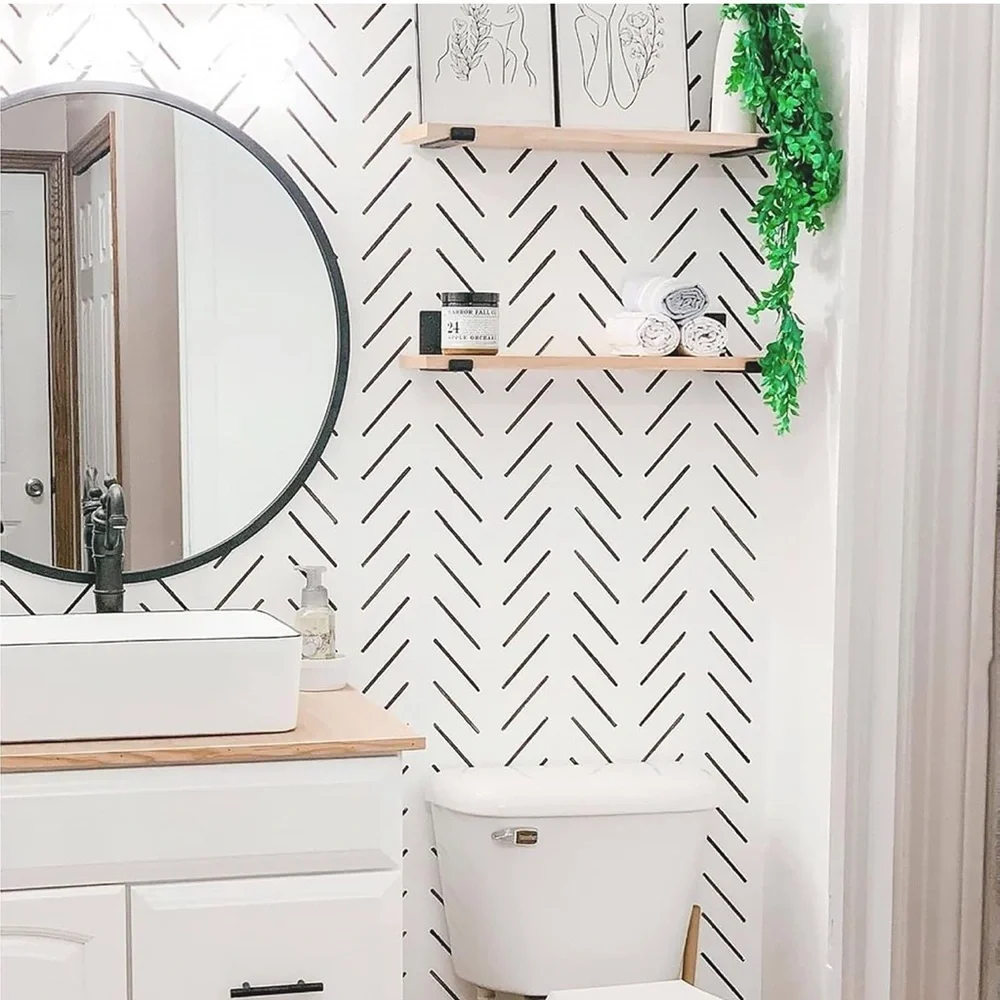 NEW Stencil | Large 2 Piece | DIY Painting Wall Art | Accent Wall